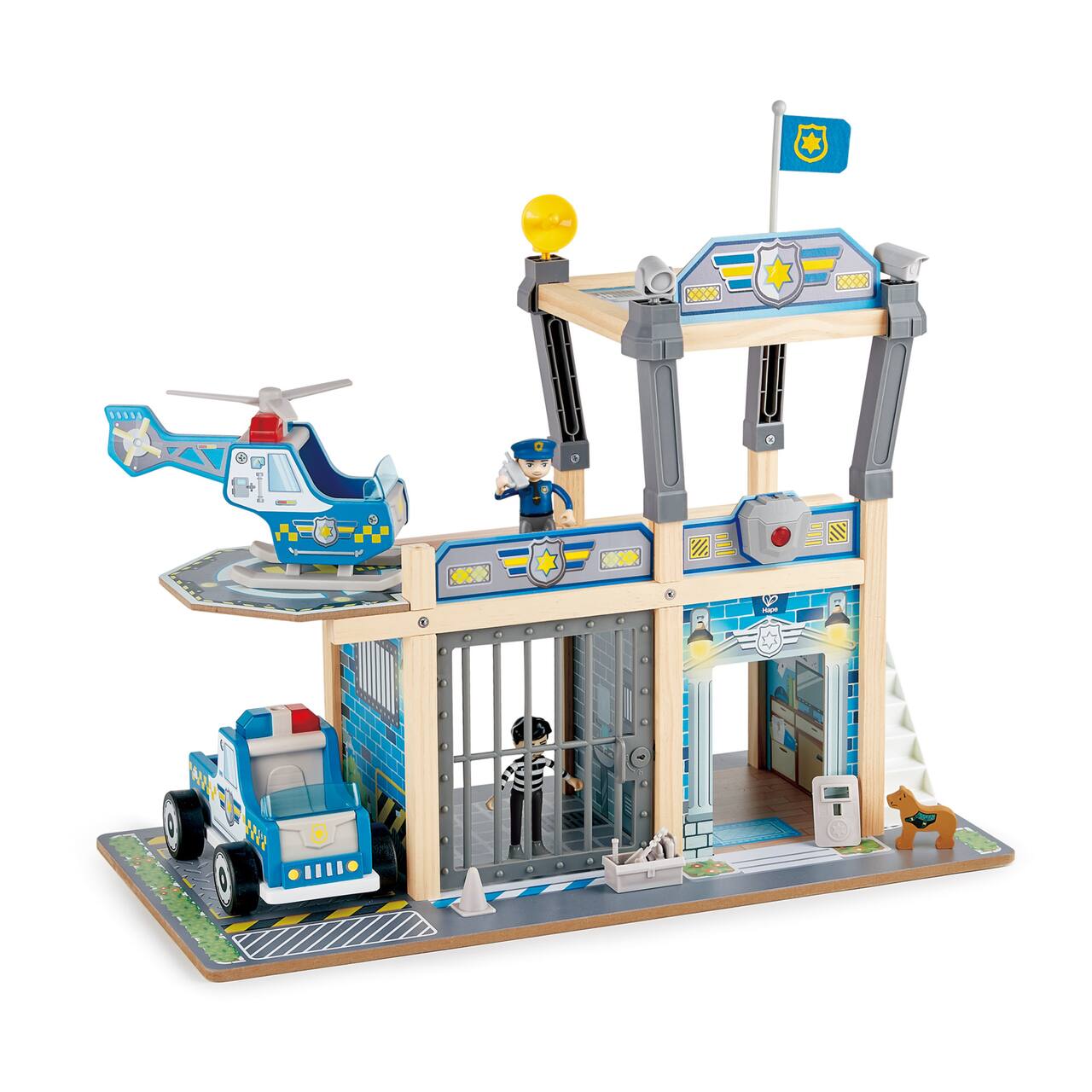Hape Metro Police Department Lights & Sounds Playset